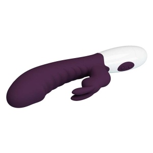 Ljubicasti multifunkcionalni zeka vibrator | Naughty Bunny