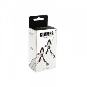 Podesive stipaljke za bradavice sa zvoncicima | Nipple Clamps 