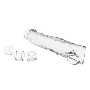 Providna navlaka za penis sa 3 produžetka | Extension Penis Sleeve