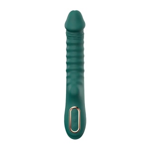 Rebrasti silikonski vibrator | Enyalius Green