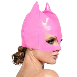 Roze Catwoman Maska | Vinyl Head Mask