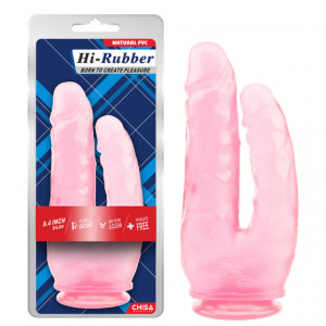 Roze dildo za duplu penetraciju 25cm | Double Penetration Dildo