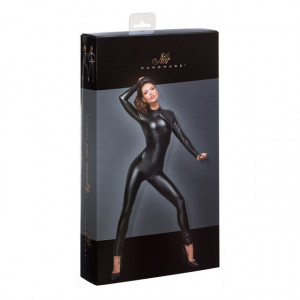 Seksi kombinezon sa povodcem | Powerwetlook Overall with leash and two-way zipper