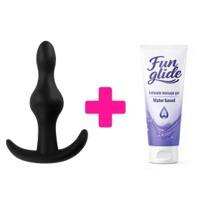 Silikonski Analni Dildo T Plug i lubrikant | KOMBINUJ I UŠTEDI 179