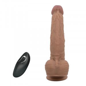 Silikonski vibro dildo sa pomeranjem 21cm | Jonathan