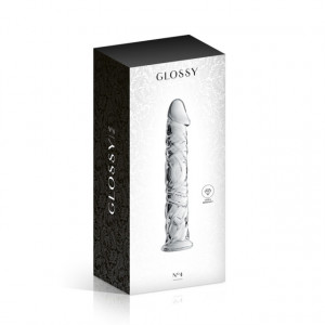 Stakleni Realistični Dildo | Glossy n4