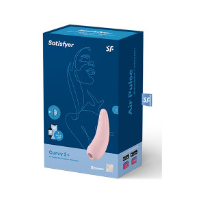 Stimulator klitorisa aplikacija | SATISFYER CURVY2+ PINK