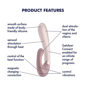 Vibrator sa zagrevanjem | SATISFYER Heat Wave Connect App
