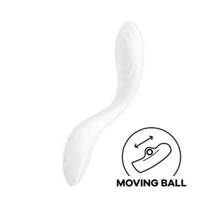 Vibrator za G tacku | SATISFYER RRROLLING PLEASURE white