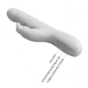 Beli Multifunkcionalni Vibrator sa Pomeranjem | Reese
