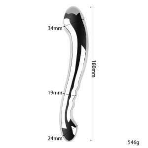Dildo od nerdjajuceg celika 18cm | Double Ended