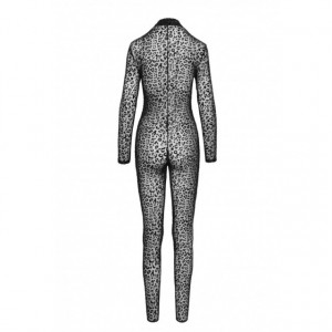Leopard Kombinezon sa dvostranim rajsferšlusom | Full body leopard flock catsuit