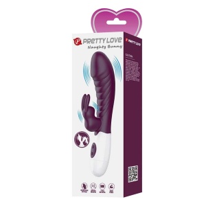Ljubicasti multifunkcionalni zeka vibrator | Naughty Bunny