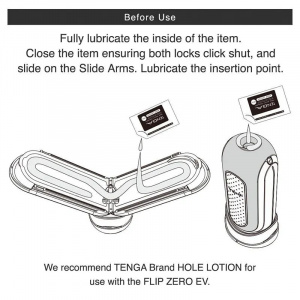TENGA Flip 0 (Zero) Red Warmer Package