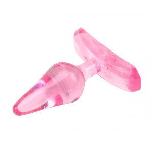 Roze analni dildo za pocetnike | Pink butt plug