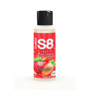 S8 | 4 in 1 Dessert Lube Vanilla Strawberry Whipped Cream