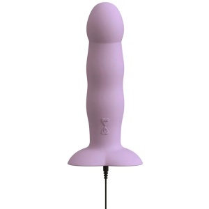 Silikonski vibro dildo | Heart Guy Purple