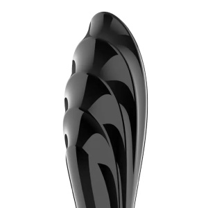 Stakleni Dildo | SATISFYER Dazzling Crystal Glass Dildo Black 1