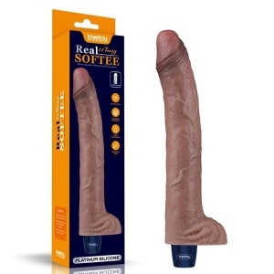 Veliki silikonski vibrator 27cm | 11in REAL SOFTEE