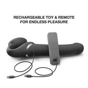 Vibrirajući strap on | Strap-on-me Multi Orgasm Bendable Strap On