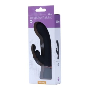 Zeka vibrator | Bespoke Rabbit M Black
