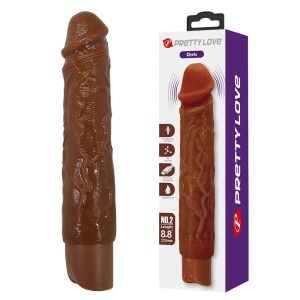 Crni realistični vibrator 22cm | Osric