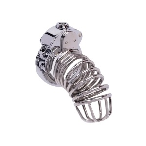 Kavez za penis | Stainless steel cock cage 1 Advanced Locking Mechanism
