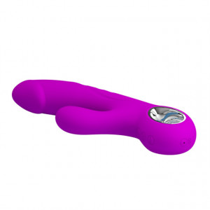 Ljubičasti vibrator sa dodatnom stimulacijom klitorisa | PL Gordon