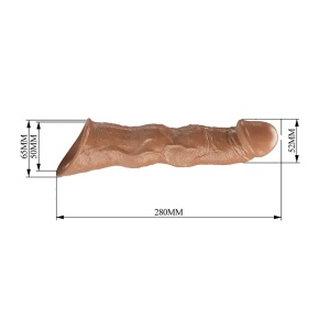 Navlaka za penis sa 3 produžetka | Extension Penis Sleeve