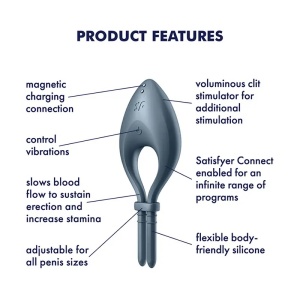 Podesivi Vibro Prsten Aplikacija | SATISFYER Bullseye