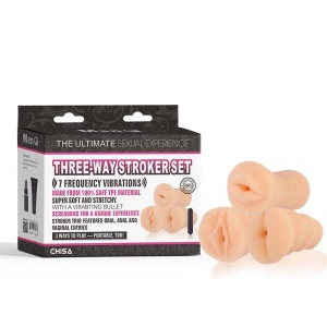Set vestackih vagina | Three Way Stroker Set