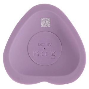 Silikonski vibro dildo | Heart Guy Purple