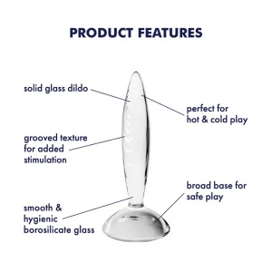 Stakleni Analni Dildo | SATISFYER Sparkling Crystal Glass Dildo