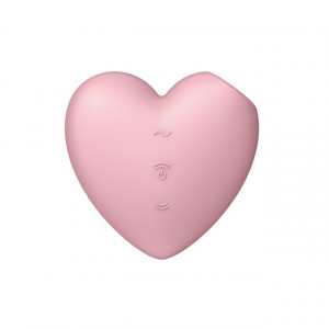 Stimulator klitorisa Srce | SATISFYER CUTIE HEART LIGHT RED - Img 6