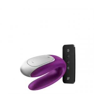 Vibrator za parove aplikacija | Satisfyer Double Fun Violet
