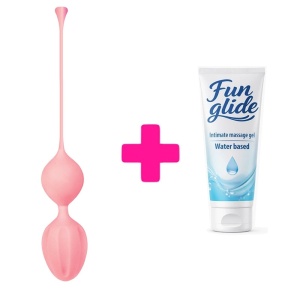 Kegel balls pink 95g i lubrikant | KOMBINUJ I UŠTEDI 136