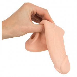 Mekana navlaka za penis 5cm popunjen vrh | Nature Skin Penis Sleeve with Extension