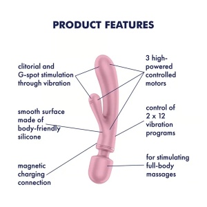 Multifukcionalni vibrator | SATISFYER Triple Lover