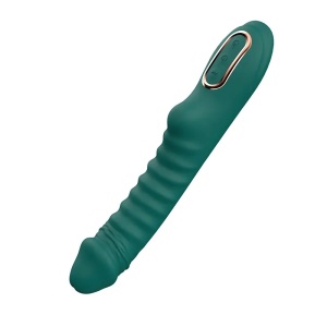 Rebrasti silikonski vibrator | Enyalius Green