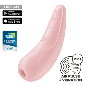 Stimulator klitorisa aplikacija | SATISFYER CURVY2+ PINK