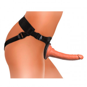 Strap on sa silikonskim dildom 18cm | King Elite Silicone Body Dock Kit