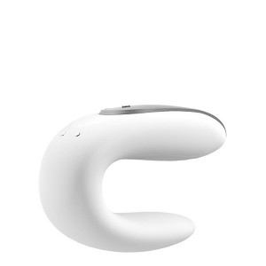 Vibrator za parove sa bežičnim daljinskim | SATISFYER DOUBLE FUN WHITE