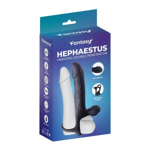Vibrirajući dildo za duplu penetraciju Hephaestus | Vibrating Double Penetrator