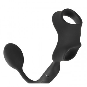 Vibro prsten sa analnim vibratorom | Cock Ring with RC Butt Plug