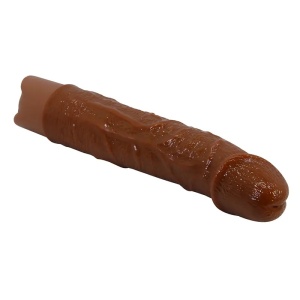 Crni realistični vibrator 20cm | Leander