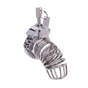 Kavez za penis | Stainless steel cock cage 1 Advanced Locking Mechanism