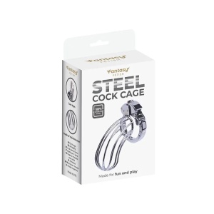 Kavez za penis | Stainless steel cock cage 2 Advanced Locking Mechanism