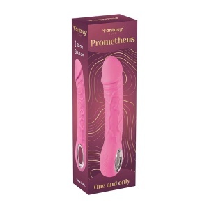 Silikonski vibrator Prometheus pink i lubrikant | KOMBINUJ I UŠTEDI  121