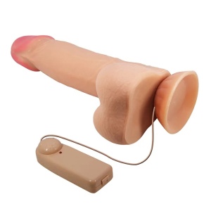 Vibro dildo sa kozicom koja se pomera | Cass