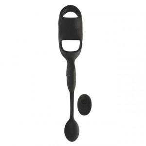 Vibro prsten sa analnim vibratorom | Cock Ring with RC Butt Plug
